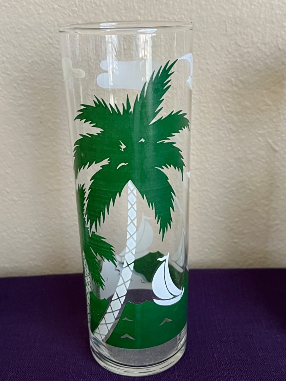 VTG Libbey Tiki Bar Glasses Tom Collins Highball Iced Tea Set Of 8 Vintage - Picture 7 of 9
